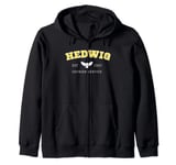 Potter owl, Hedwig Harry Wizard and Witches design Zip Hoodie