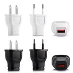1pc Fast Charger Head Charge Ac110-220v 5v 1a For Samsung Phone Black 2