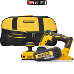 DeWalt DCP580 18V XR Brushless Cordless Planer + 22" 7 Pockets Tool Bag