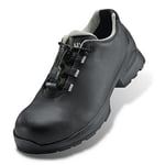 Uvex 1 S3 SRC Safety Shoes - Slip-Resistant - Water Repellent - Metal-Free Toe Cap - Leather - Black