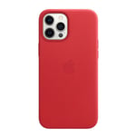 Apple Iphone 12 Pro Max Leather Case W/ Magsafe - Red