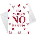 Funny Anniversary Valentines Day Joke Card For Boyfriend Girlfriend Wife Husband