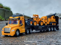RC Remote Control Bulldozer JCB Lorry Trailer Wagon Construction Vehicle toy Car