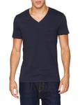 Urban Classics Men's Tb497-00155 T-Shirt, Navy Blue, X-Small