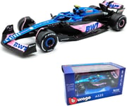 Bburago Formula 1 Alpine Team F1 Season 2023 Pierre Gasly #10 Scale 1/43 Toy Car