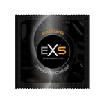 10 EXS Black Latex Condoms Lubricant Lube Premium Quality UK Made NHS Supplier