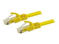 Startech.Com 50Cm Cat6 Ethernet Cable, 10 Gigabit Snagless Rj45 650Mhz 100W Poe Patch Cord, Cat 6 10Gbe Utp Network Cable W/Strain Relief, Yellow, Fluke Tested/Wiring Is Ul Certified/Tia - Category 6 - 24Awg (N6patc50cmyl) - Nätverkskabel - Rj-45 (H