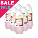 Dove Go Fresh Pomegranate Antiperspirant Deodorant Roll-On 6 x 50ml