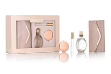 Sarah Jessica Parker Lovely EDP Spray, Rollerball with Rose Gold Clutch Bag and Mirror, 100 ml/10 ml