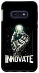 Coque pour Galaxy S10e Main de robot futuriste avec ampoule d'ingénierie robotique