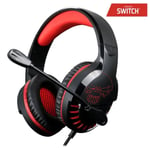 Casque Gamer PC SWITCH et multimédia Tour d'oreille + Microphone + Connecteurs 3,5 mm Basse puissantes HQ