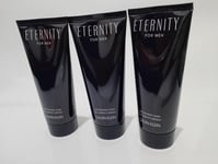 Calvin Klein Eternity For Men Hair and Body Wash 100ml x 3