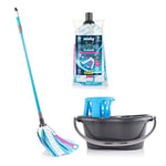 Minky 3 in 1 Power Clean Strip Mop with 1 Extra Refills and Bucket & Wringer