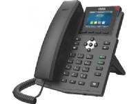 Fanvil X3SG, IP-telefon, Svart, Trådbunden telefonlur, Skrivbord/vägg, In-band, Out-of band, SIP-information, 4 linjer