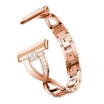 Crystal Armband Fitbit Versa 3/Fitbit Sense Rose Guld