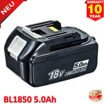For Makita BL1860B 18V 5.0Ah LXT Li-ion Makstar Battery TOOL BL1850B LED