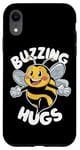 iPhone XR Buzzing Hugs Cute Bee Flying with a Smile Case