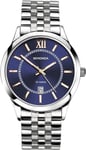 Mens New Smart Sekonda Blue & Rose Gold Dial 50m Date Watch 1197 Rp £49.99