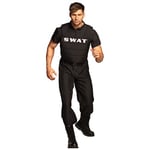 Boland- Agent spécial Swat Costume Adulte, 10118024, Noir, M (50/52)