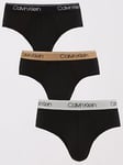 Calvin Klein 3 Pack Hip Brief - Multi, Assorted, Size S, Men