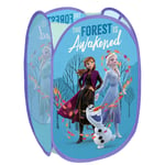 DISNEY FROZEN II Girls Bedroom Pop Up Folding Car Organizer Toys Storage Basket