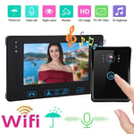 7 " Wired Video Doorbell Door Phone WIFI HD IR  Intercom Waterproof