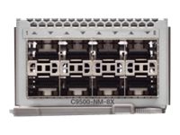 Cisco Catalyst 9500 Series Network Module - Utvidelsesmodul - 10 Gigabit SFP+ x 8 - for P/N: C9500-16X-EDU-WS, C9500-40X-10A, C9500-40X-10E, C9500-40X-2Q-A-WS, C9500-40X-A-WS