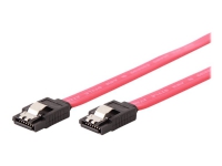 Cablexpert - SATA-kabel - Serial ATA 150/300/600 - SATA metallklämma till SATA metallklämma - 10 cm - platt