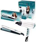 Remington Shine Therapy Hair Straightener & Dryer Gift Set