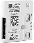 Hörmann DeltaDore Gateway HCP 4510103 Adaptateur HCP pour contrôler les motorisations de porte de garage via Tydom Smart Home System avec câble de raccordement 51 × 47,5 × 16 mm Blanc