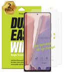 Ringke Dual Easy Wing Film [2 Pack] Designed for Galaxy Note 20 Screen Protector, Easy Application Case-Friendly Full Side Coverage Compatible with Galaxy Note20 5G 6.7-inch