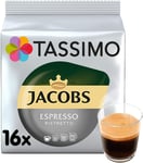Tassimo Coffee Jacobs Espresso Ristretto Coffee Pods - 10 Packs (160 Drinks)