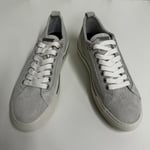 REPRESENT Suede Alpha Low Shoes Vintage White Trainers M12004-02(UK12/EU46/US13)