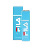 FILA Fresh Eau de Parfum for Men - EDP for the Active Man - Amber Fougere with Notes of Bergamot, Sage and Vetiver - Iconic, Refreshing Scent for Day or Night - 100 ml