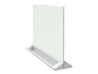 Nobo - Whiteboard-tavla - skrivbord - 584 x 441 mm - tempererat glas - magnetisk - dubbelsidig - vit
