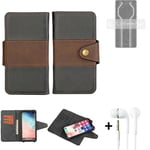 wallet case for Huawei Mate 50 RS + earphones bookstyle cover pouch