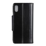 Flip Case for iPhone XS Max, Business Case with Card Slots, Leather Cover Wallet Case Kickstand Phone Cover Shockproof Case for iPhone XS Max (Black)