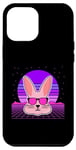 iPhone 13 Pro Max Aesthetic Vaporwave Outfits with Bunny Rabbit Vaporwave Case