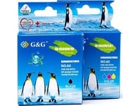 G&Amp G G&Amp G Kompatibelt Bläck/Färg Med Cc644ee, Hp 300Xl, Färg, 18Ml, Ml Nh-Rc644c/M/Y, För Hp Deskjet D1660, Deskjet D1663, D2500, D2530,