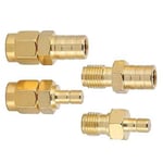4 Typer RF-adapter SMA-adapter till SMB-kontakt RF-omvandlarsats för DAB-bilradioantenn