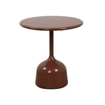 Cane-Line - Soffbordsunderrede liten - Glaze -Desert Red/Bordsskiva dia. 45 cm - Drop, Glaze, Go - Desert Red - Soffbord utomhus - Röd