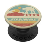 PopSockets Star Wars AT-AT Silhouette Title Logo Circle PopSockets PopGrip - Support et Grip pour Smartphone/Tablette avec un Top Interchangeable