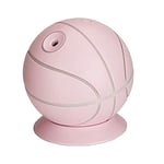 CJJ-DZ Portable Cool Mist Diffuser Basketball Design Air Humidifier Car Office Home Supplies Aromatherapy Essential Oil Diffuser,humidifiers for bedroom (Color : Pink)