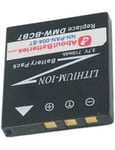 Batterie pour PANASONIC LUMIX DMC-FX7 Series, 3.7V, 700mAh, Li-ION