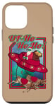 Coque pour iPhone 12 mini Père Noël extraterrestre | Noël OVNI HO HO HO