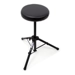 Gorilla Stands GDT-100 Drum Stool Throne Compact Portable Padded w/ Tripod Base