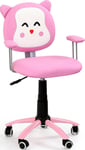 Skånska Möbelhuset Karina rosa barnstol - skrivbordsstol för barn