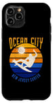 iPhone 11 Pro New Jersey Surfer Ocean City NJ Sunset Surfing Beaches Beach Case