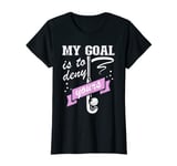 Womens My Goal Is To Deny Yours - Field Hockey Goalie T-Shirt