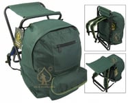 Roddarch Ace AnglingTM Fishing Tackle Seat Bag Backpack Rucksack Camping Stool Box